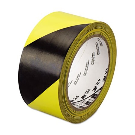 Ors Nasco 766 Hazard Warning Tape, Black/yellow, 2in X 36yds 02120043181